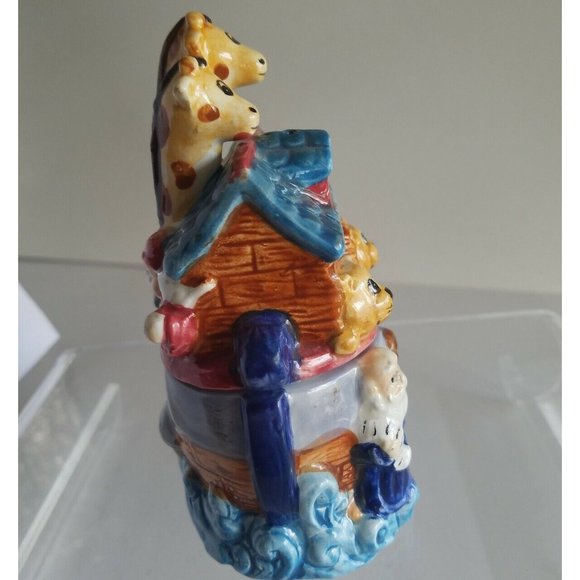 Noahs Ark stackable Salt and Pepper Shaker Set by Hometrends - Picture 2 of 7